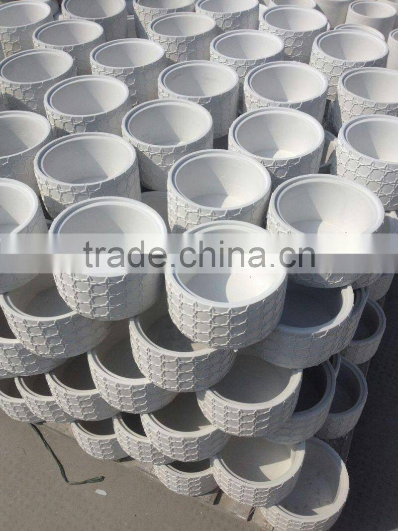 2015 new style fireplace, artificial stone burner, fireplace with round glass