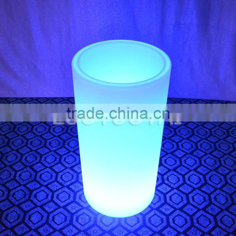 40'' LED remote control ice bucket/ plastic led light flower pot LTT-CF08
