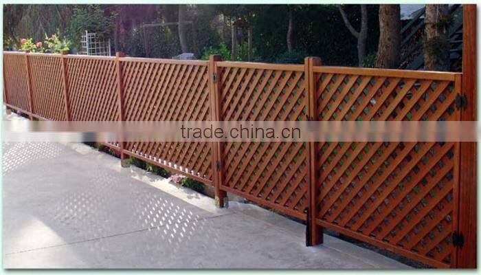 Wood garden fence , Colorful garden fence