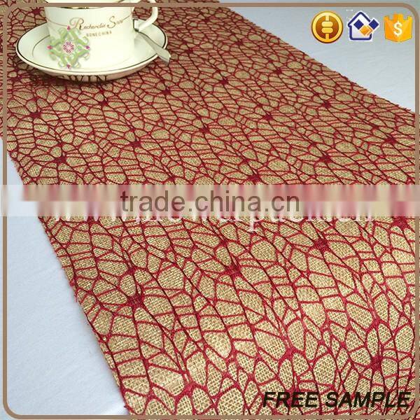 dinner party table runner jute material wholesale