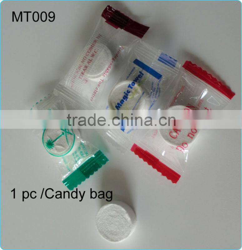 Non-woven Fabric Compressed Facial Tissue Candy Packing