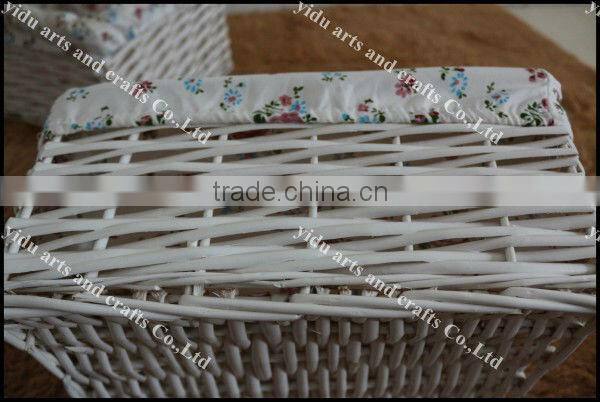 wicker basket woven storage basket for home