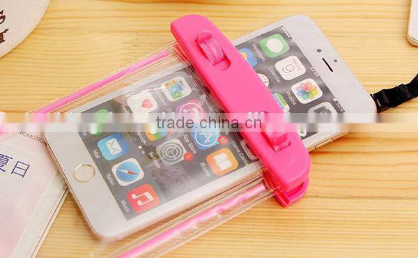 Waterproof phone bag strong sealing fluorescent bag