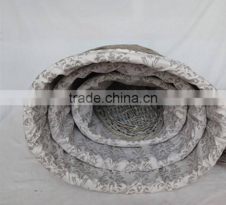 2016 new design willow home used grey color laundry basket