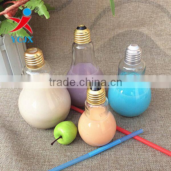 300ML EMPTY CLEAR BULB GLASS BEVERAGE BOTTLES