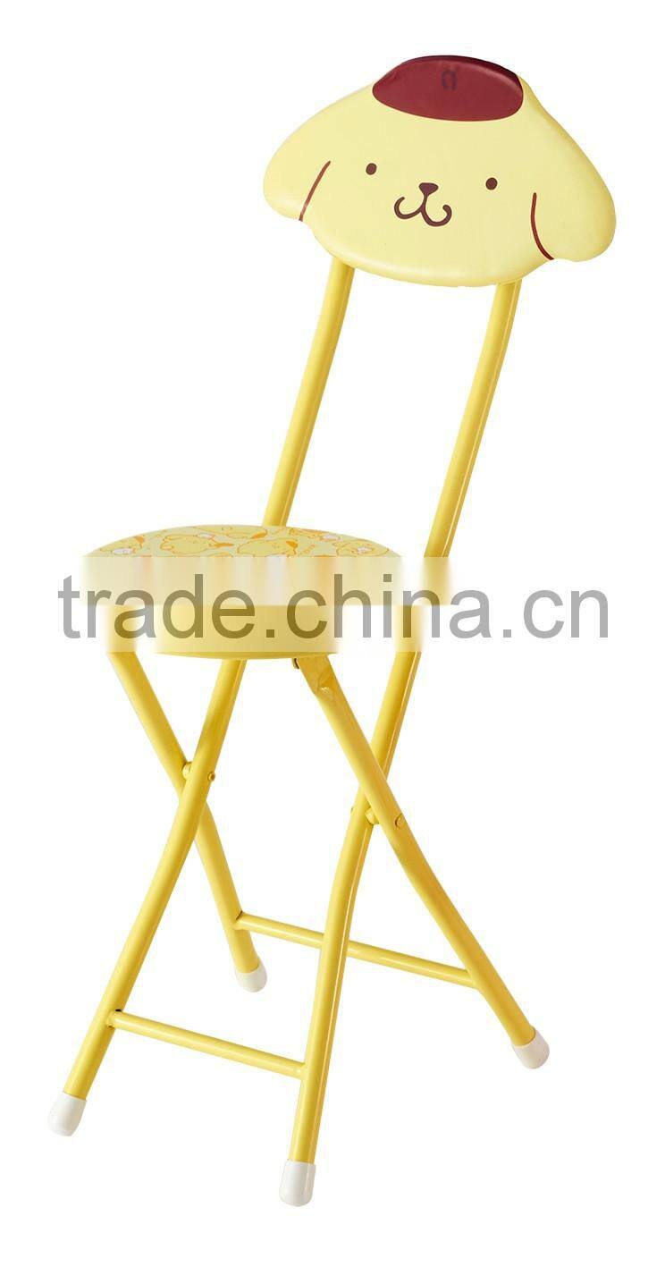 metal material foldable kids chair