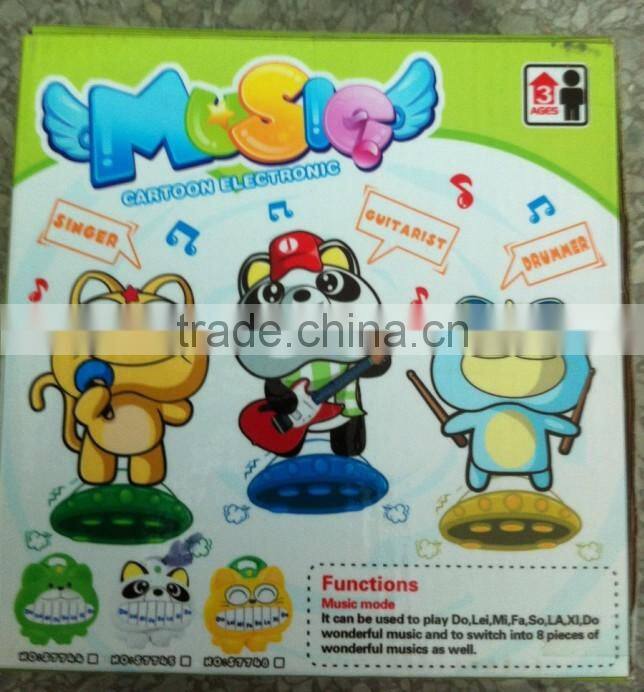 2015 hot sale electronic educational musical instrument panda shape keyboard for kids/ popular keyboard learning machine toys