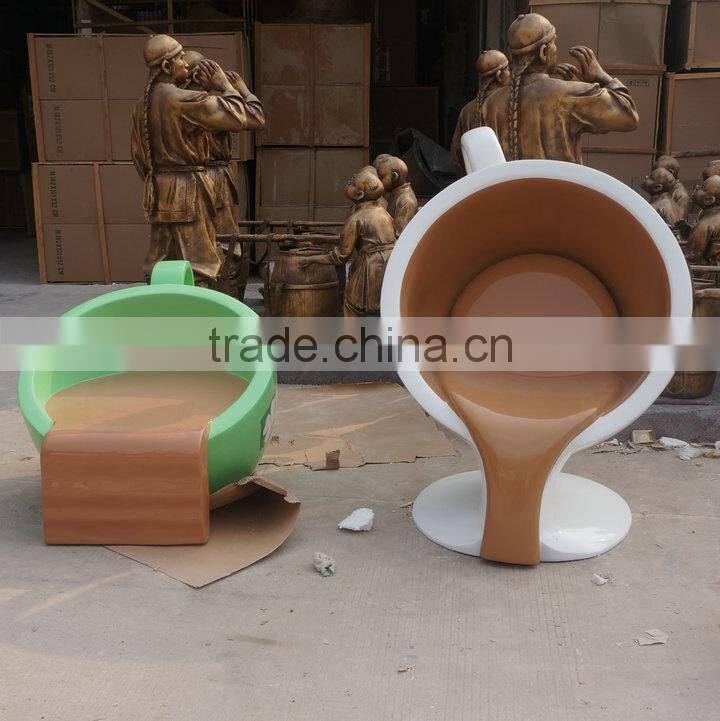 Outdoor fiberglass modern chair