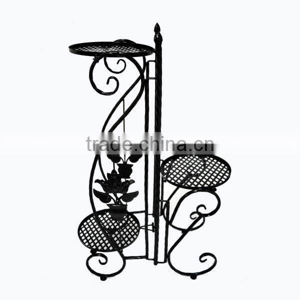 Metal flower pot rack