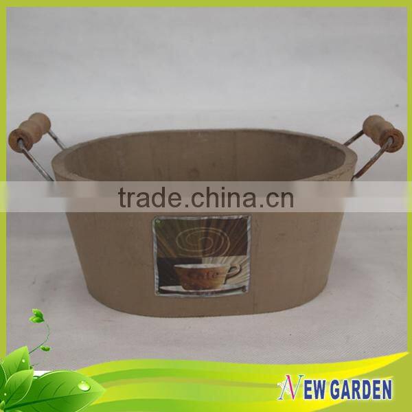 2015 Trending Hot Products Round Flower Pot Molds/Barrel Shape Flower Pot