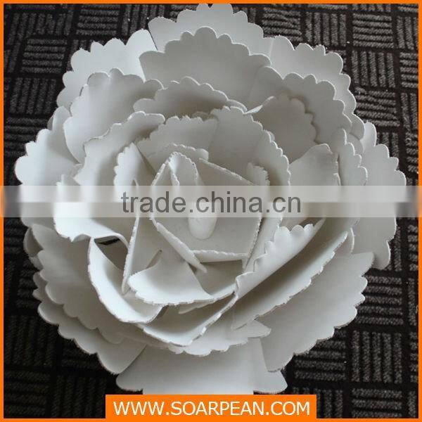 Customized Red Paper Flower For Window Display