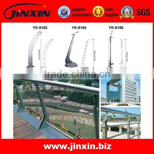 Stainless Steel Glass Concrete Balustrade