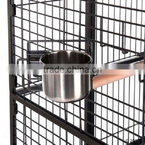 X Large 178cm Play Top Roof Parrot Aviary Bird Cage Perch Ladder On Wheels