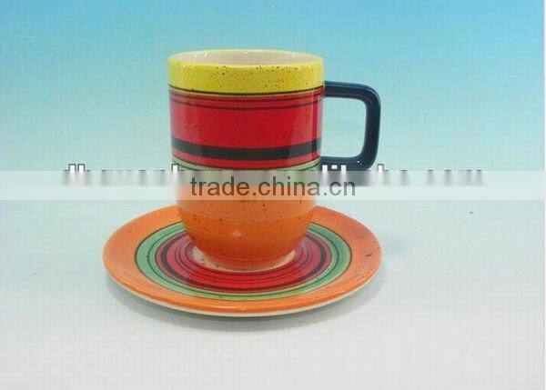 Factory sale yellow mug cup,turkish coffee ceramic cups