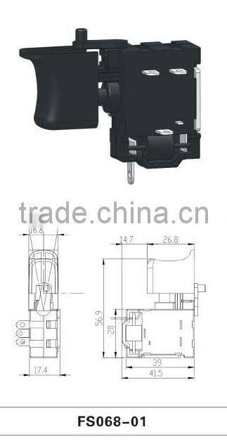 fs058 power tool spare parts wireless cordless electric drill accessories trigger switch