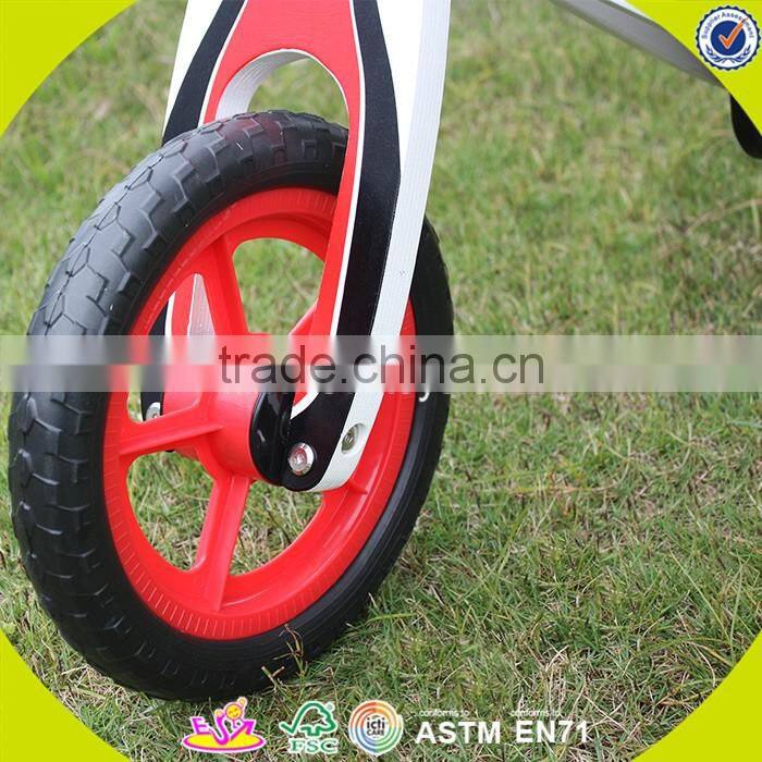 2017 New design wooden balance bike toy lovely wooden balance bike toy baby wooden balance bike toy W16C131