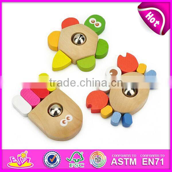 Best sale infant chew toys natural wooden baby teething for sale W08K022-S