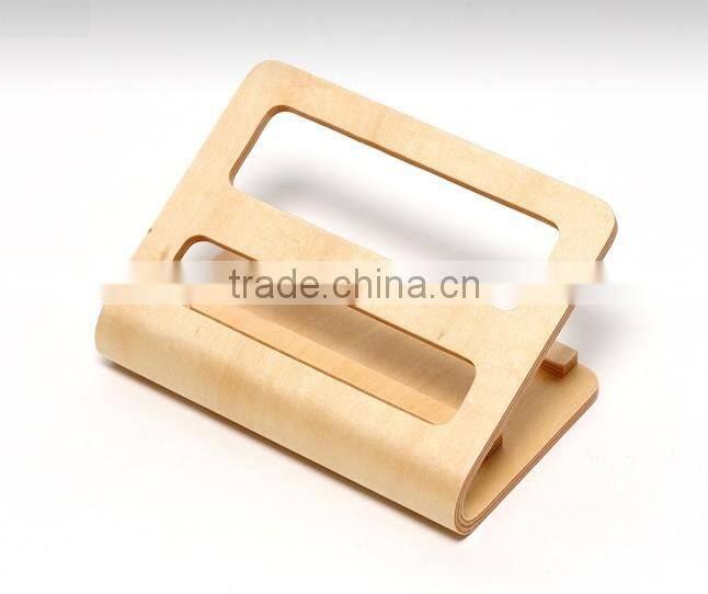 Calculator Holder TV Remote Control Holder Wood Desktop Office Desk Supply Oranizer