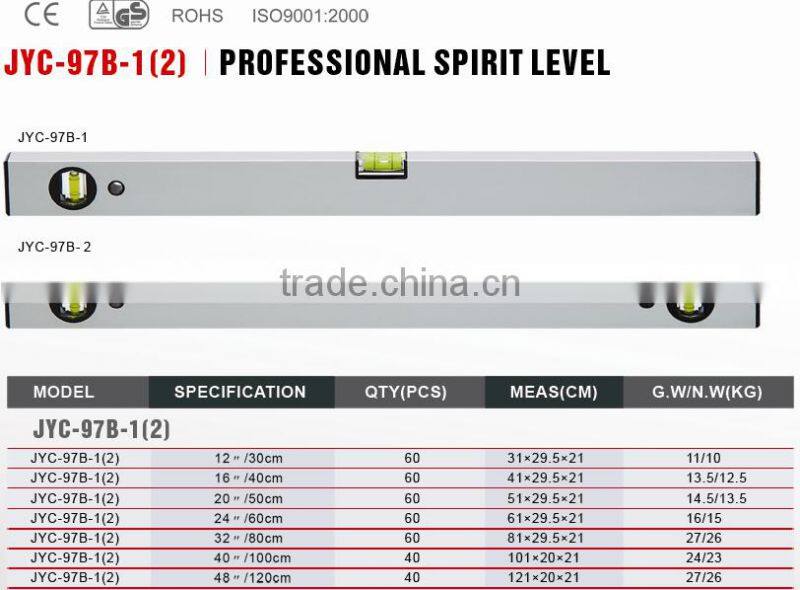 Two Bubbles(90/180 degree) aluminum alloy level High Precision Spirit Level