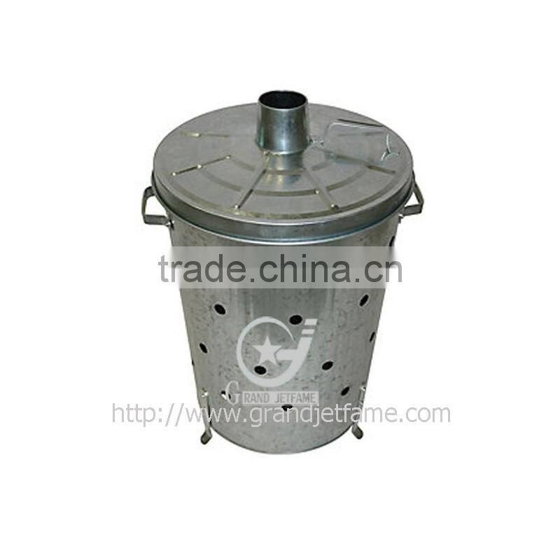 home 75L galvanized steel garden waste incinerator