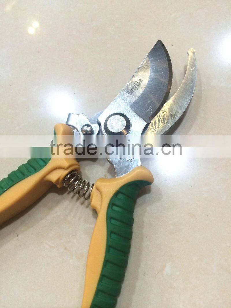 200mm spring design garden scissors tree pruner for sale