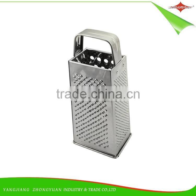 ZY-N5005 boxed grater 4 sides grater full stainless steel grater