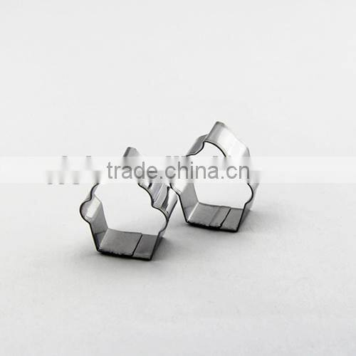 wholesale Cup cake shape biscuit mold high quality metal cookie cutter 3.95cm