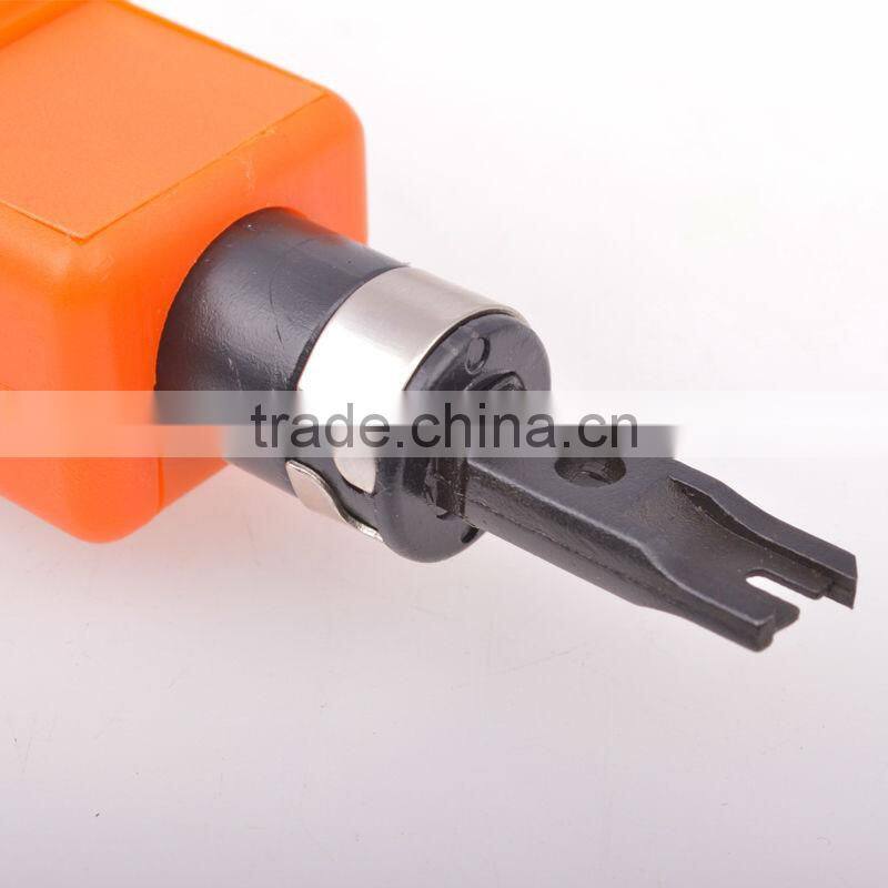 Impact and punch down tool cable stripper crimping tool