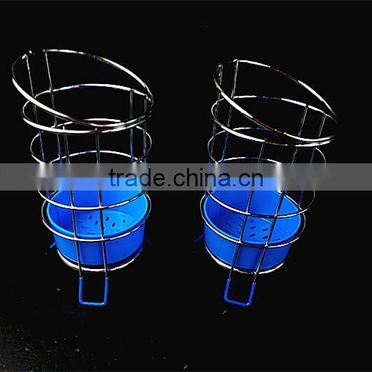 43021 Steel Wire Sink Basket Cutlery Holder Cooking Utensils Storage Kitchen Rack