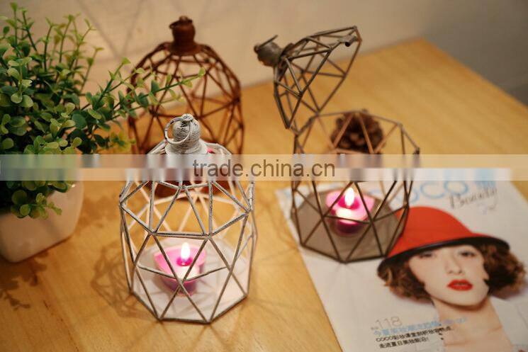 Candle cup iron ornaments
