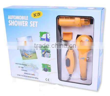 4x4/4wd/ offroad 12v DC portable Automobile shower set Car plug camping shower set