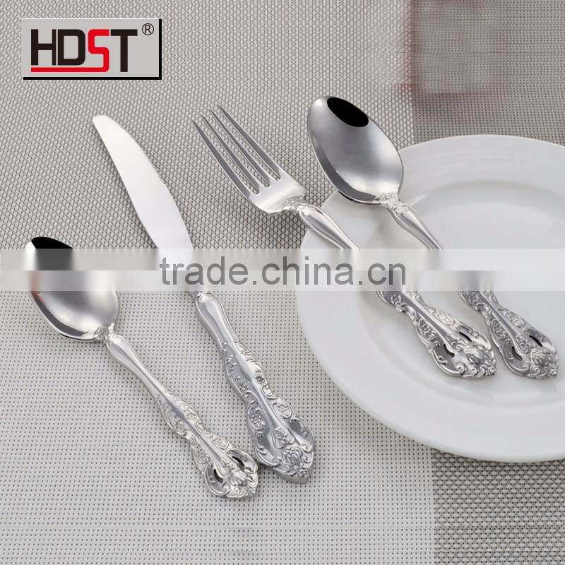 High Quality Hotel Stainless Steel Elegant Flatware