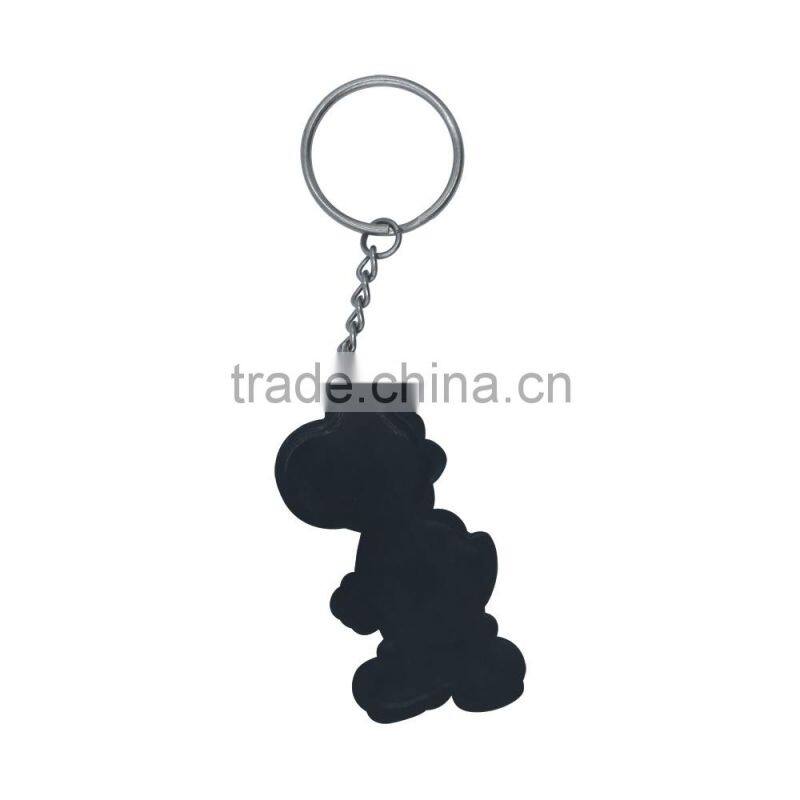 Custom promotion keyring 3D pvc keychain, soft PVC custom keychain
