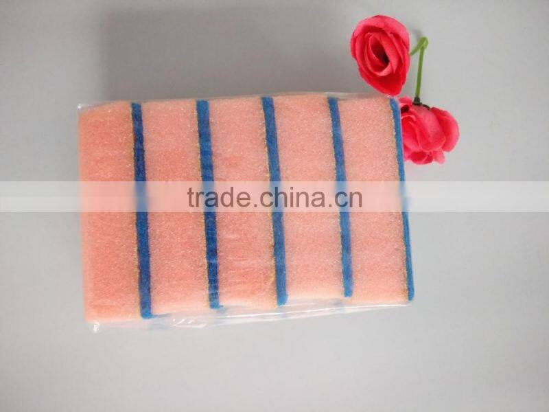 2014 new product super quality colorful foam sponge scourer