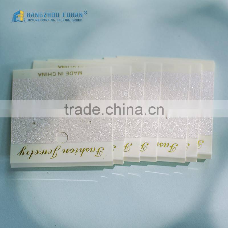 Variou Styles Paper Jewellery Hanger Tag