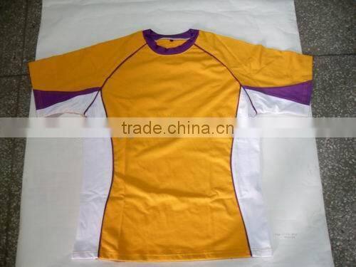 sublimation stretch tear resistance cool dry polyester/spandex XL size rugby uniform