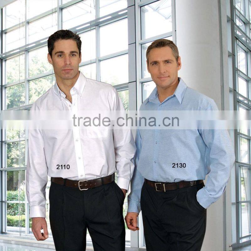 65/35 Poly/Cotton workwear custom mens Work Shirts