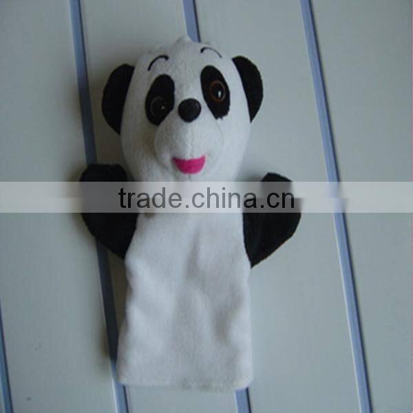 Hot selling baby child cow hand puppet baby plush puppets for children