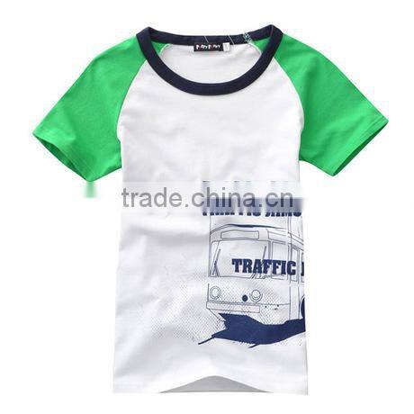 Hot! Fashion Print Kids Round Neck T-shirt