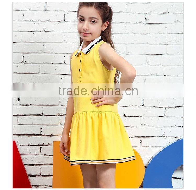 New Design Kindergarten Short Sleeve Polo Shirt With Pants And Skirt
