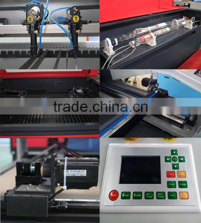 Chinese Factory MC 1610 Dual heads wood acrylic laser cutting machine price