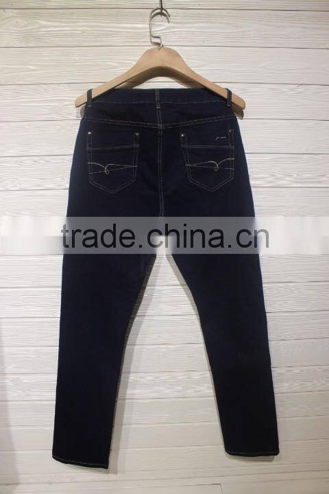 GZY ladies jeans pants cheap jeans wholesale in Guangzhou