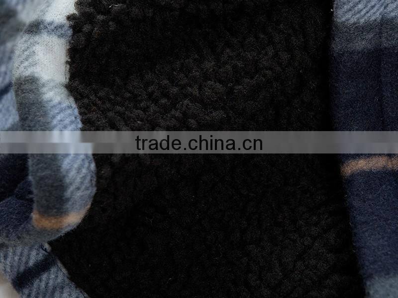 Hot selling cheap plaid wholesale men's clothing winter jacket men