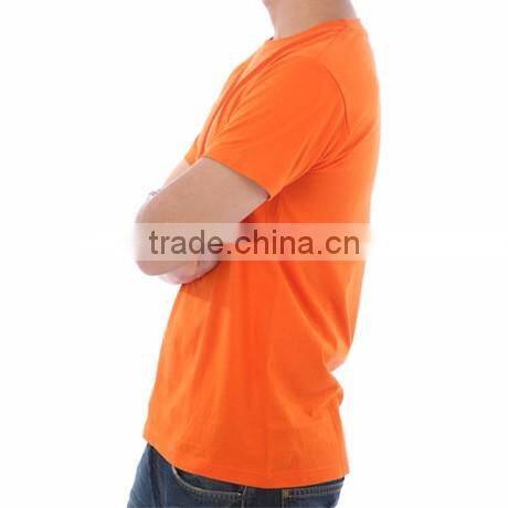hot sale 2016 plain dyed popular comfortable t-shirt for men