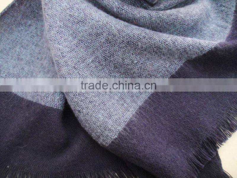 Fashion plain winter knit acrylic warm pashmina shawl