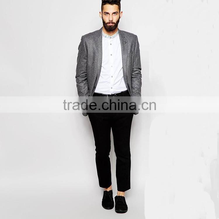 Reclaimed Vintage Smart Custom Shirt With Grandad Collar