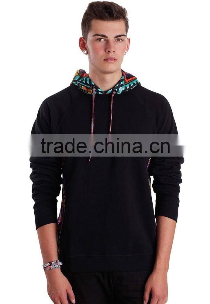 Men trendy hoody sweatshirts print hoodie without zipper pullover hoodie