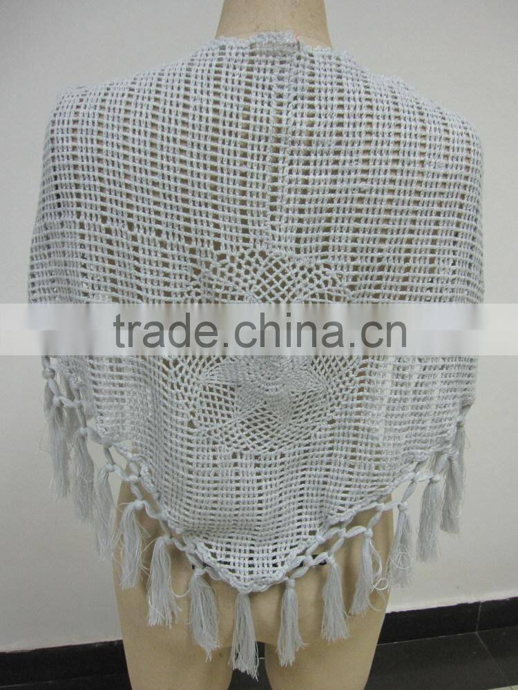S9995 lace crochet scarf for women