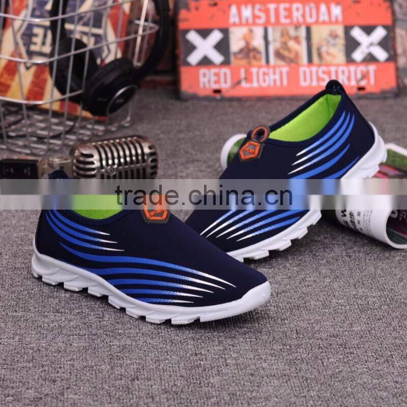 Fancy breathable slip on shoes men casual comfortable