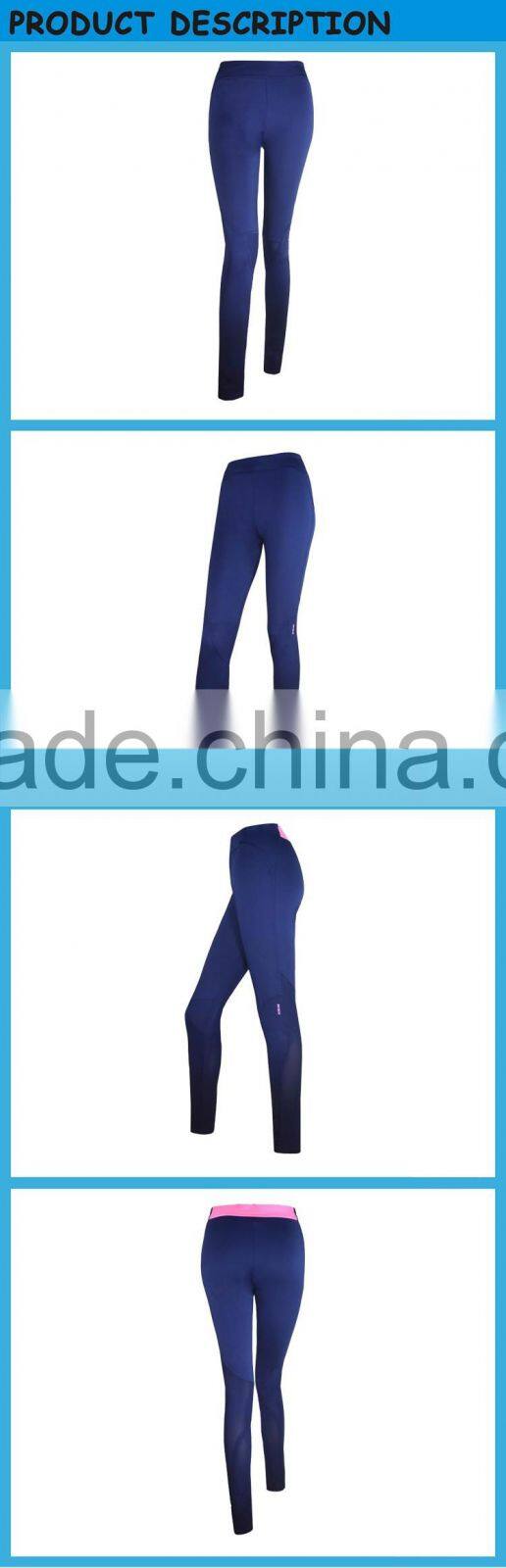 Unique Hot Girl Yoga Pants /Navy Blue Girls Sport Leggings/Sexy Girl Wearing Yoga Pants